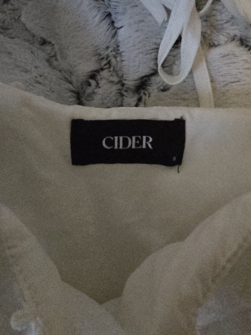 Cider Off White Cotton Blouson Pheasant Top Boho Festival Beachy Sz S EUC